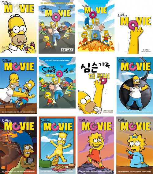 The Simpsons Movie Posters